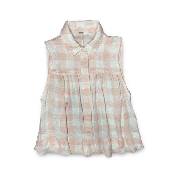 Free People Hey There Sunrise Button Up Shirt | Size Small - Picture 3 of 9